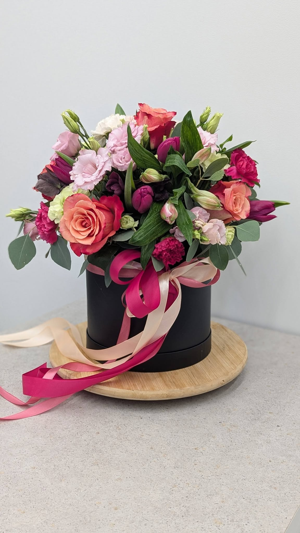 Flowerbox w eleganckim pudełku