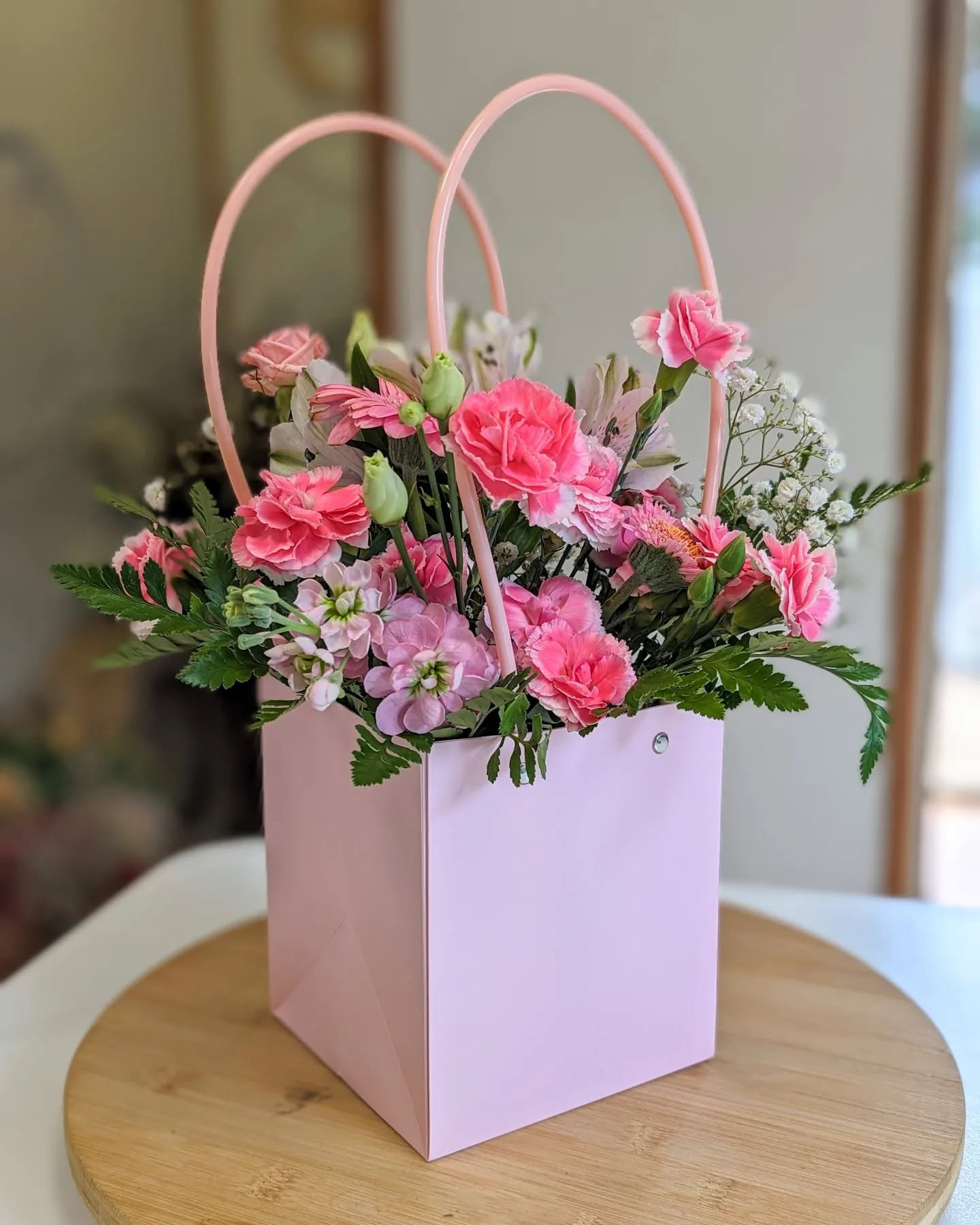 Flowerbag z kwiatami